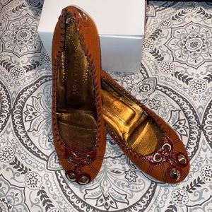 Isabella Fiore Felt Flat Shoes Sz 6.5 Italy
